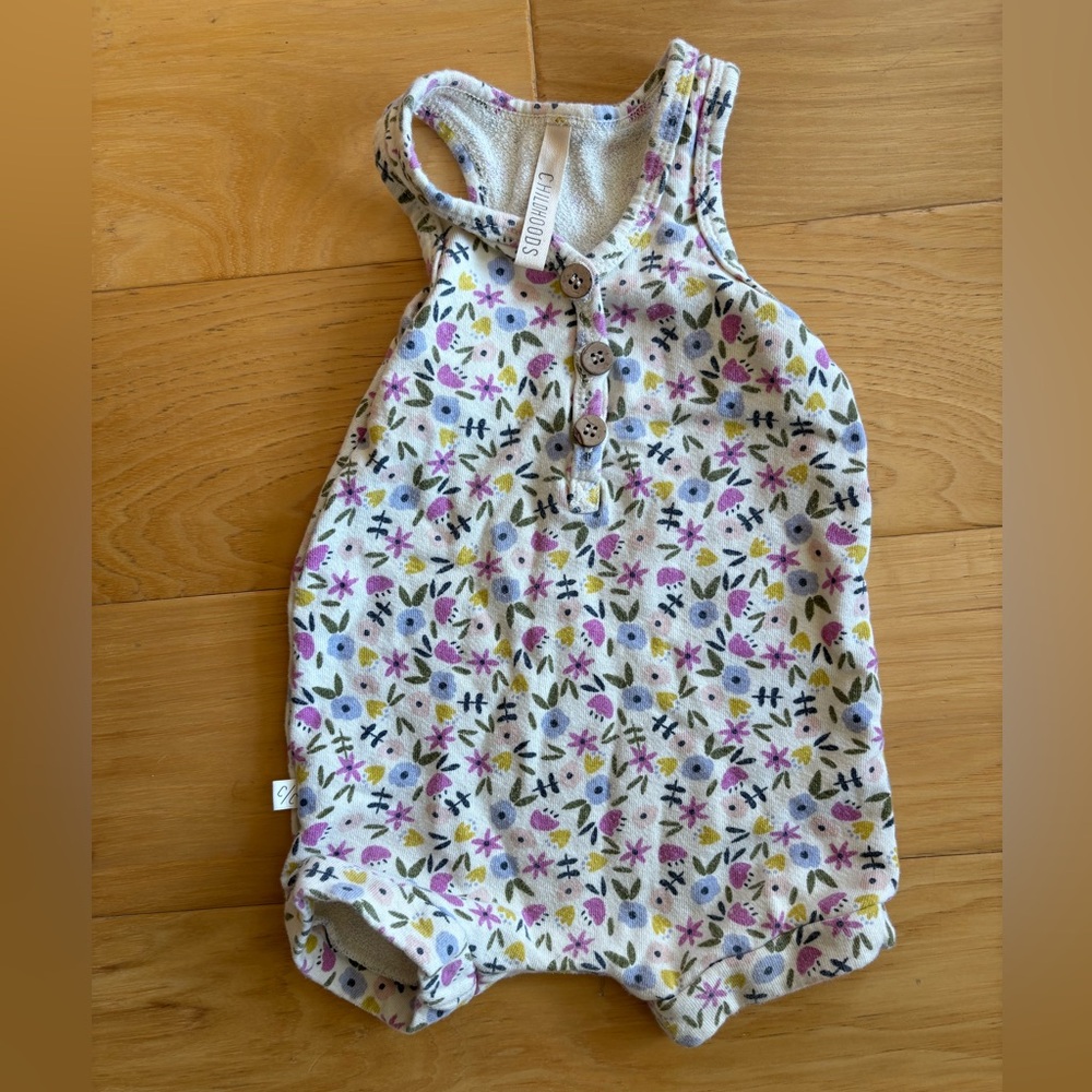 Childhoods Short Tank Romper / Ditsy Floral / 18-24M